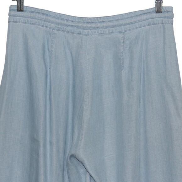 Guess Wide Leg Pant Light Blue Size Large - Picture 5 of 7